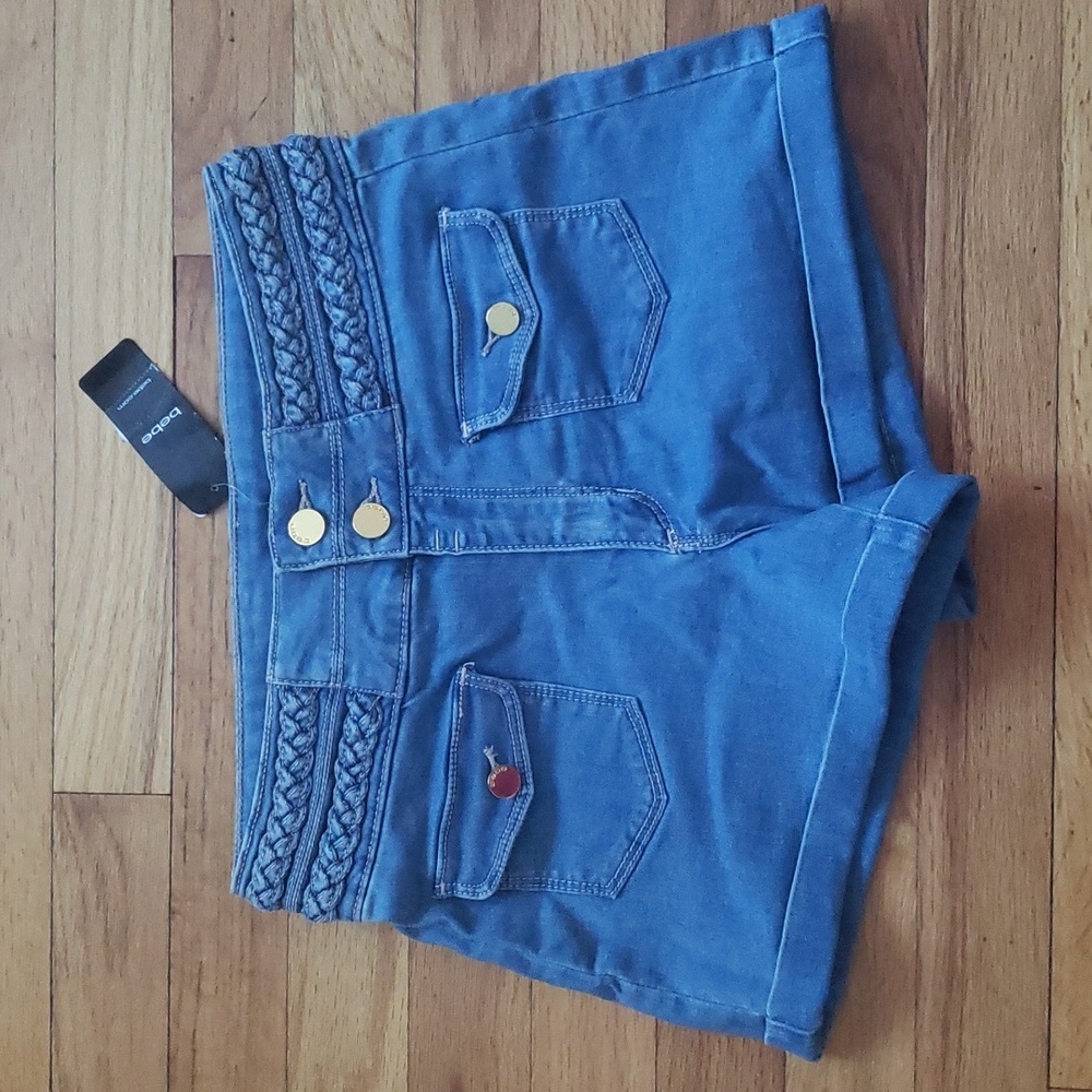 BEBE denim shorts